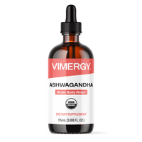 Organic Liquid Ashwagandha VIMERGY Supplements Vitamins