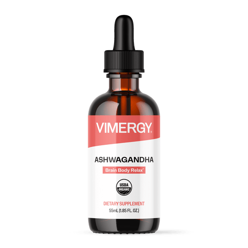 Organic Liquid Ashwagandha VIMERGY Supplements Vitamins
