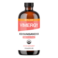 Organic Liquid Ashwagandha VIMERGY Supplements Vitamins