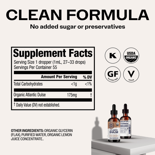 Organic Atlantic Dulse VIMERGY Supplements Vitamins|type_supplement_facts