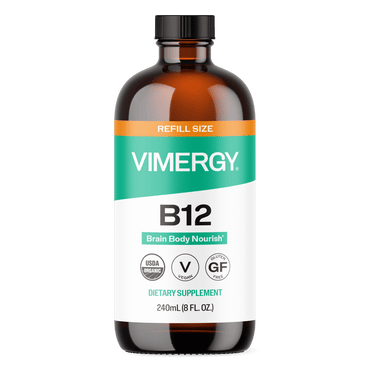 Organic Liquid B12 VIMERGY Supplements Vitamins|pdp_img_gallery_refill|type_hero