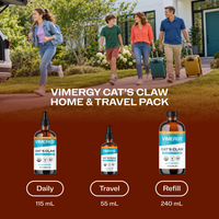 USDA Organic Liquid Cat's Claw Home & Travel Kit