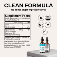 Organic Liquid Cat's Claw VIMERGY Supplements Vitamins