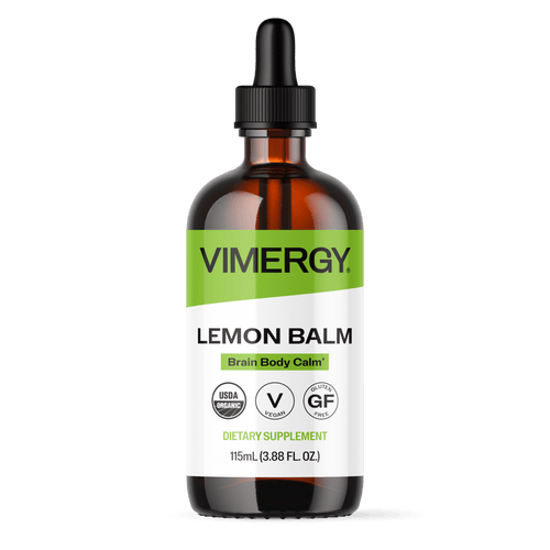 USDA Organic Liquid Lemon Balm | Calm, Sleep & Focus