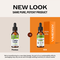 Organic Liquid Lemon Balm VIMERGY Supplements Vitamins