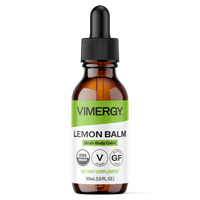 Organic Liquid Lemon Balm VIMERGY Supplements Vitamins