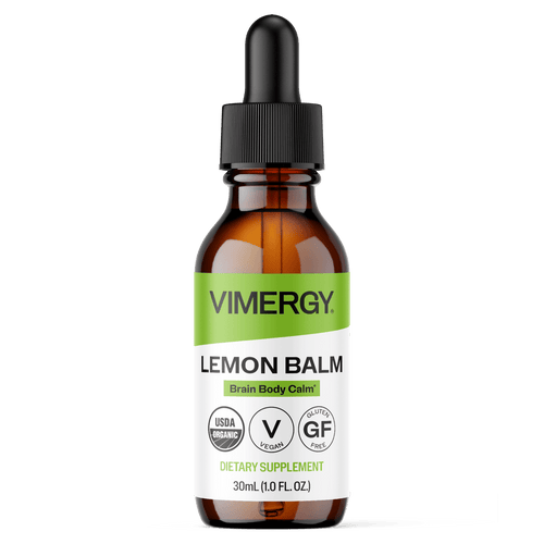 Organic Liquid Lemon Balm VIMERGY Supplements Vitamins