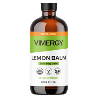 Organic Liquid Lemon Balm VIMERGY Supplements Vitamins