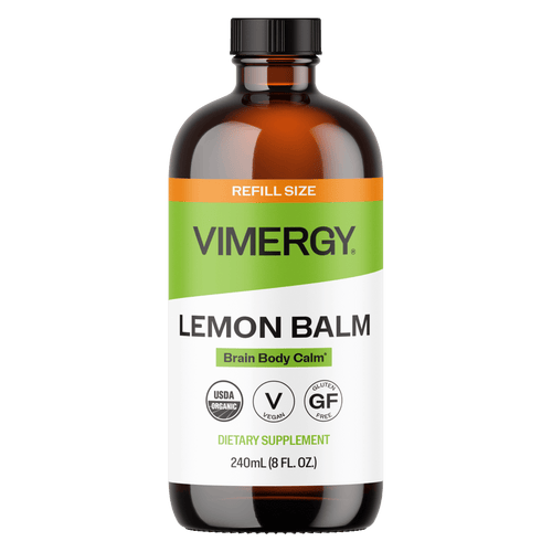 Organic Liquid Lemon Balm VIMERGY Supplements Vitamins