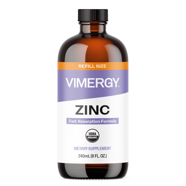 Organic Liquid Zinc VIMERGY Supplements Vitamins |pdp_img_gallery_refill|type_hero