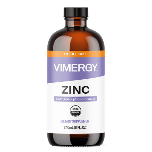 Organic Liquid Zinc VIMERGY Supplements Vitamins 