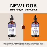 Organic Liquid Zinc VIMERGY Supplements Vitamins 