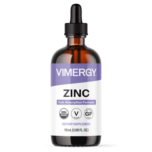 Organic Liquid Zinc VIMERGY Supplements Vitamins 