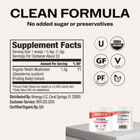 Organic Reishi VIMERGY Supplements Vitamins|type_supplement_facts