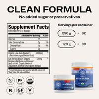 USDA Organic Wild Blueberry Powder Home & Travel Kit