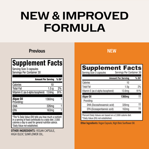 Vegan EPA/DHA VIMERGY Supplements Vitamins|type_update